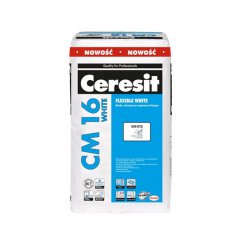 Ceresit - ein mit CM 16 White-Fasern verstärkter Klebemörtel