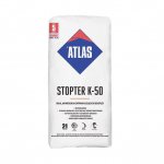 Atlas - white Styrofoam and wool adhesive mortar Stopter K-50